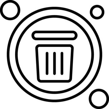 Eliminar botón icono diseño símbolo vector