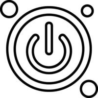 Power Button Icon Design Symbol vector