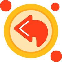 Back Button Icon Design Symbol vector