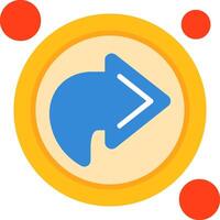 Forward Button Icon Design Symbol vector