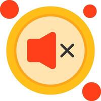 Mute Button Icon Design Symbol vector