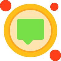 Chat Button Icon Design Symbol vector