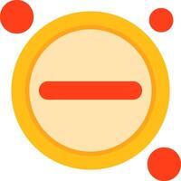 Minimize Button Icon Design Symbol vector