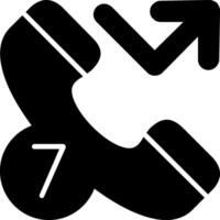 Missed call Icon Design Symbol vector
