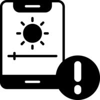 Adaptive brightness Icon Design Symbol vector