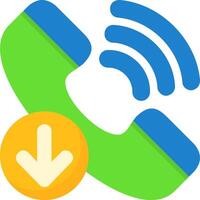 Incoming call Icon Design Symbol vector