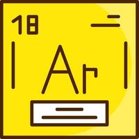 Argon Icon Design vector