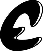 E Alphabet Icon Design vector