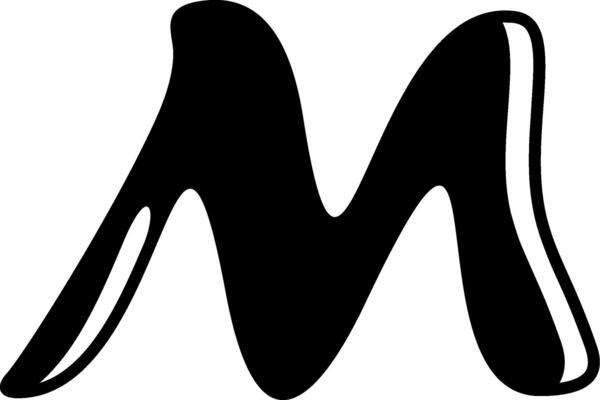 M Alphabet Icon Design