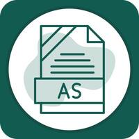 AS Icon Design vector