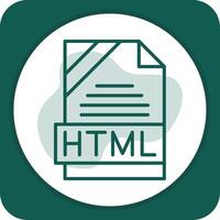 HTML Icon Design vector