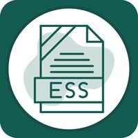 ESS Icon Design vector