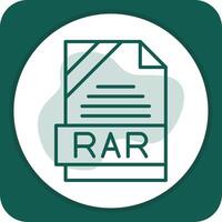 RAR Icon Design vector