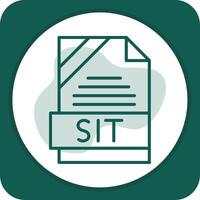 SIT Icon Design vector