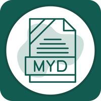 MYD Icon Design vector