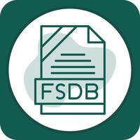 FSDB Icon Design vector