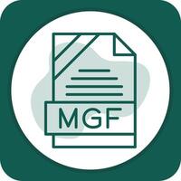 MGF Icon Design vector
