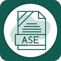 ASE Icon Design vector