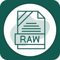 RAW Icon Design vector