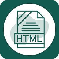 HTML Icon Design vector