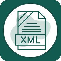 XML Icon Design vector