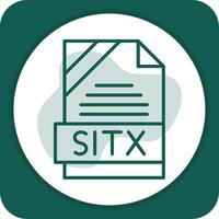 SITX Icon Design vector