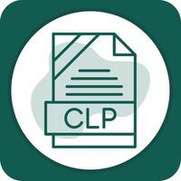 CLP Icon Design vector