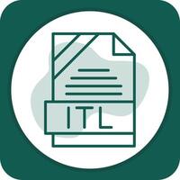 ITL Icon Design vector