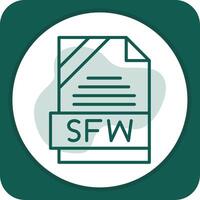 SFW Icon Design vector