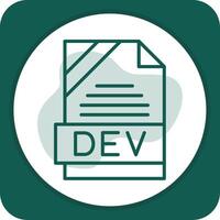 DEV Icon Design vector