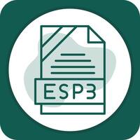 ESP3 Icon Design vector