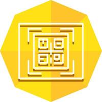 QR Code Icon Design vector