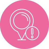 Pin Icon Design Symbol vector