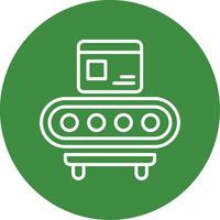 Assembly Line Icon Design vector