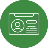 Union Membership Card Icon Design vector