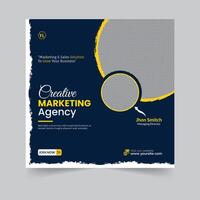 Digital marketing social media post business webinar for social media story, business post or stories banner template geometric shape design for attractive abstract elements post background space vector