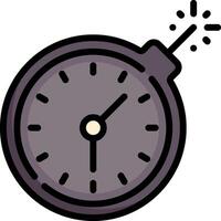 A stopwatch icon on a white background vector