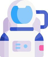 An astronaut helmet icon on a white background vector