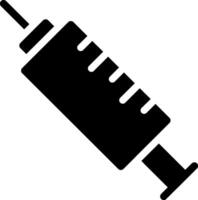 An injection syringe icon on a white background vector