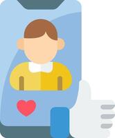 How to use facebook messenger to chat with your friends vector
