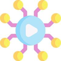 A player with many people around it vector