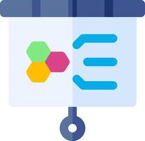 A white board with a hexagon and a hexagon vector