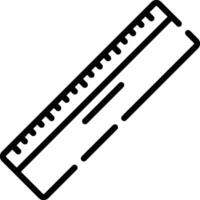 A ruler icon on a white background vector
