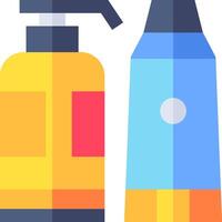 A bottle of shampoo and a bottle of conditioner vector