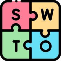 Swap puzzle word game vector