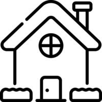 House icon outline vector