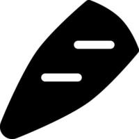A black and white icon of a bread slice vector