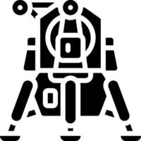 A black and white image of a robot with a camera vector