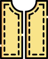A pair of pants with a zipper on the front vector