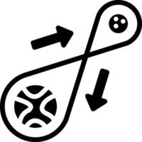 A black and white image of a ball and a ball vector